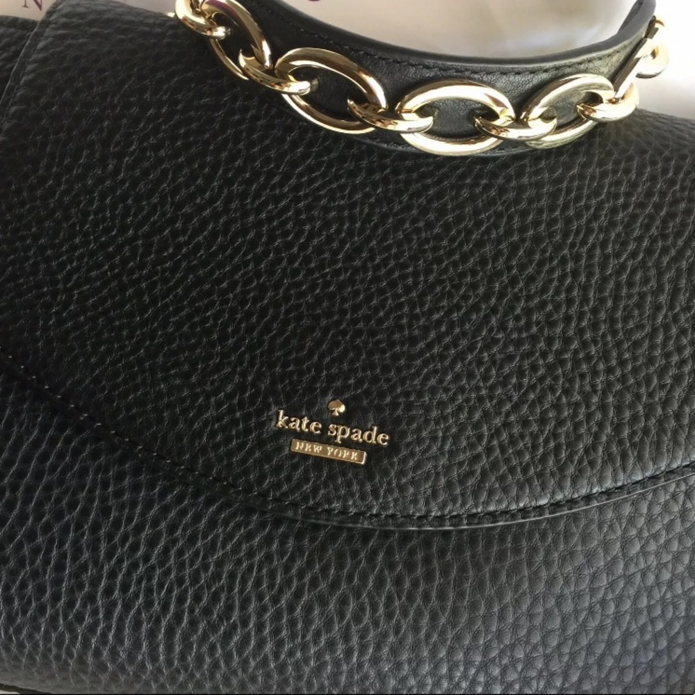 Kate spade Kim Murray street black leather satchel - Picture 3 of 8